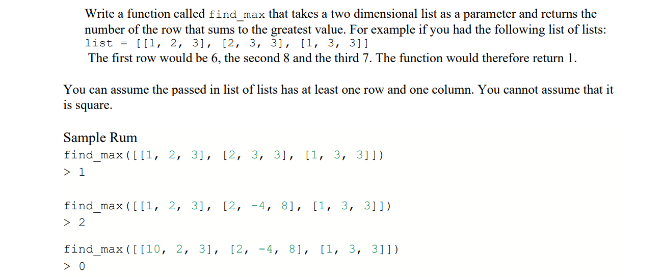 Solved IN PYTHON, INCLUDE DOCSTRINGS. Do not copy other | Chegg.com