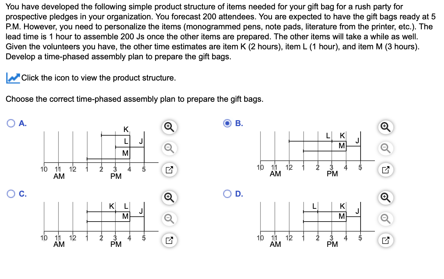 Solved The product structure.You have developed the | Chegg.com