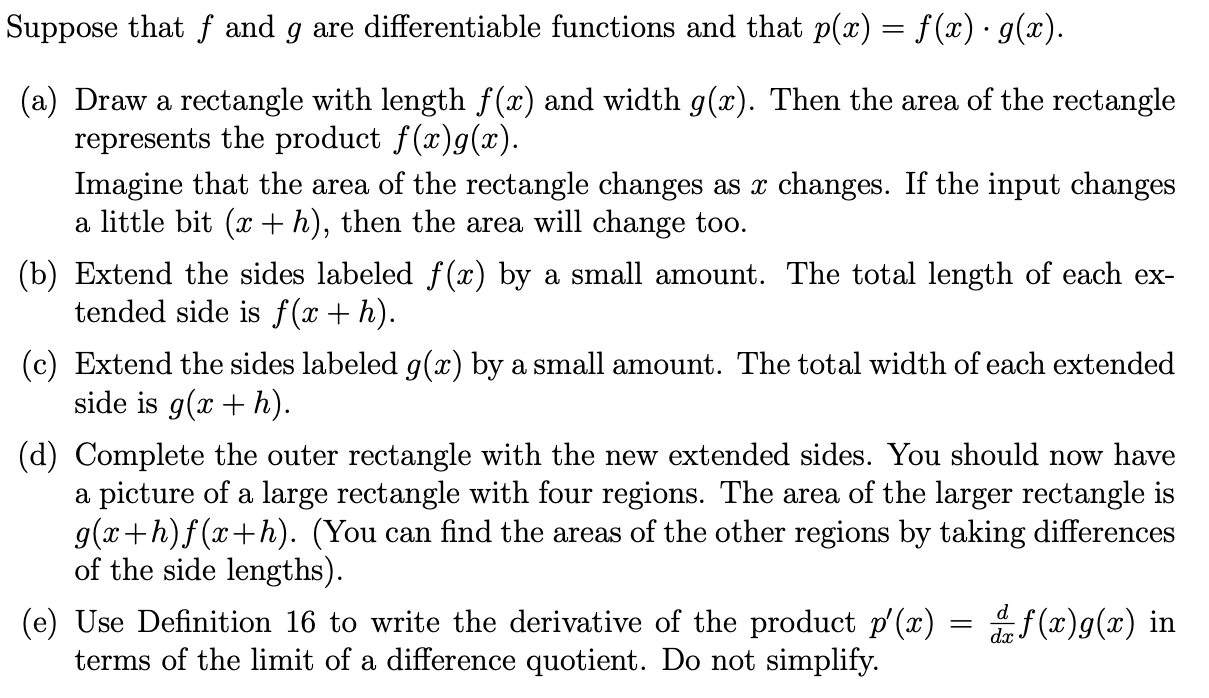 Solved Suppose that f and g are differentiable functions and | Chegg.com