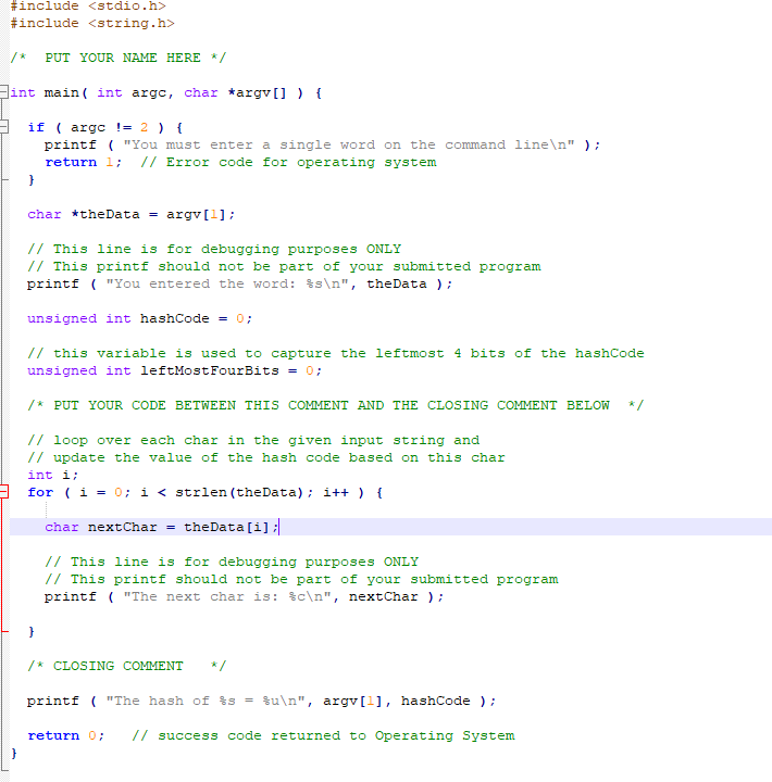 Solved Your work then is to modify the given source code | Chegg.com
