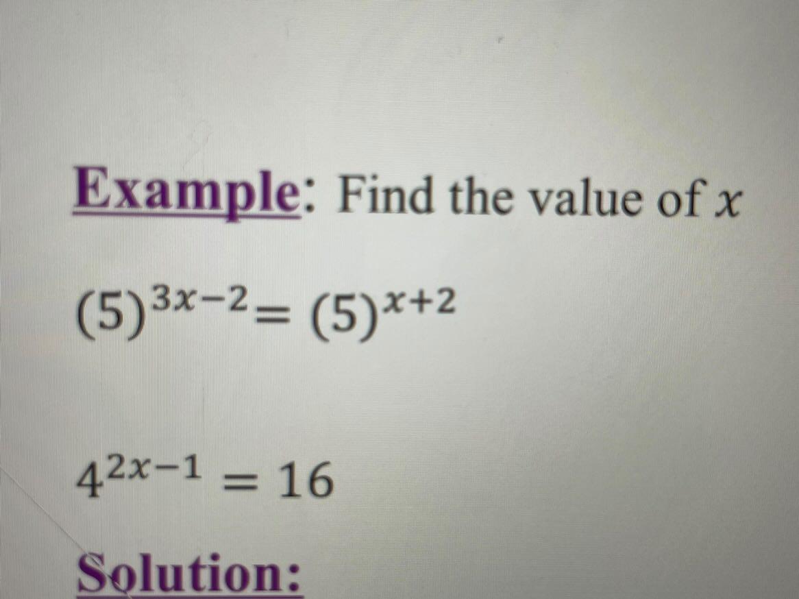 find the value of x 3x 5 7x 5