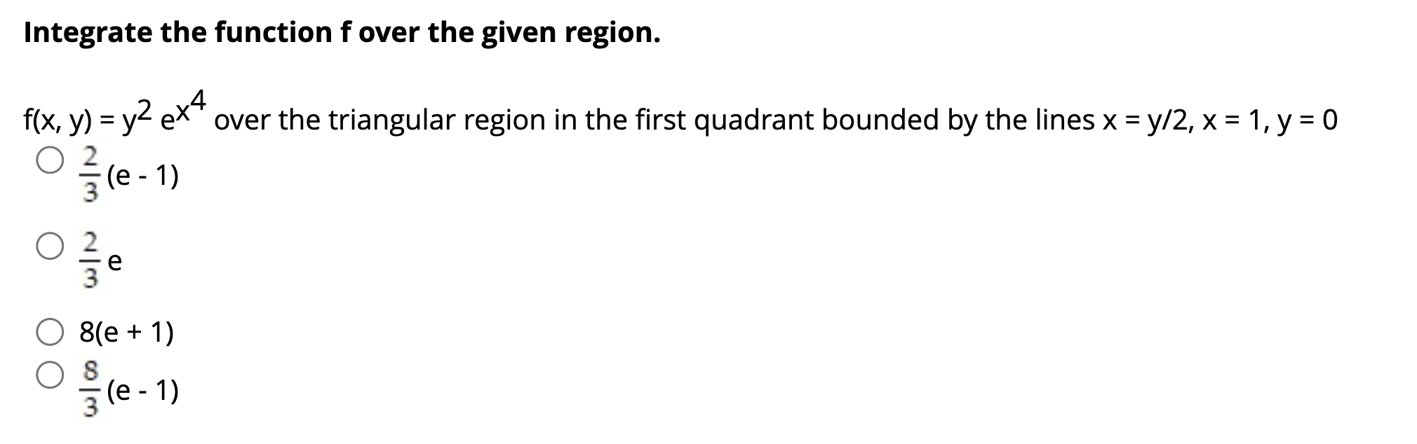 solved-integrate-the-function-f-over-the-given-region-chegg