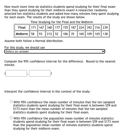 Answered: How much more time do statistics…