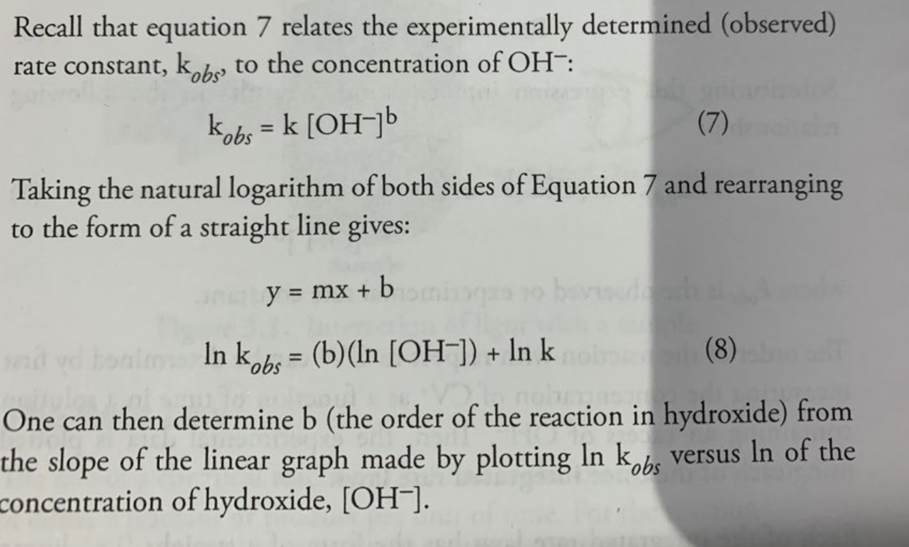 Recall that equation 7 relates the experimentally