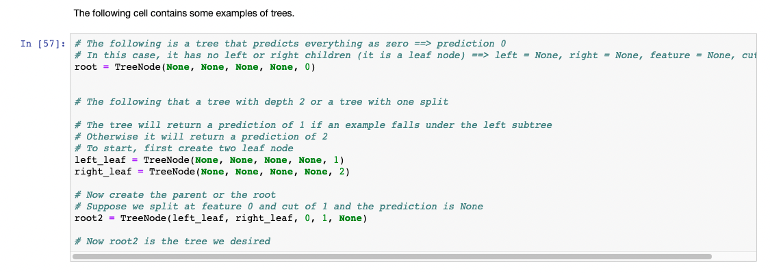 Solved I need help with Implementing Cart Algorithm in | Chegg.com
