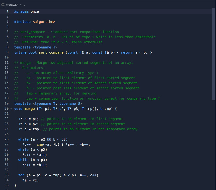 Solved \#pragma once For each of the algorithms below, | Chegg.com