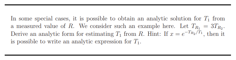 Solved by an EXPERT In ﻿some special cases, it is ﻿possible to ﻿obtain ...