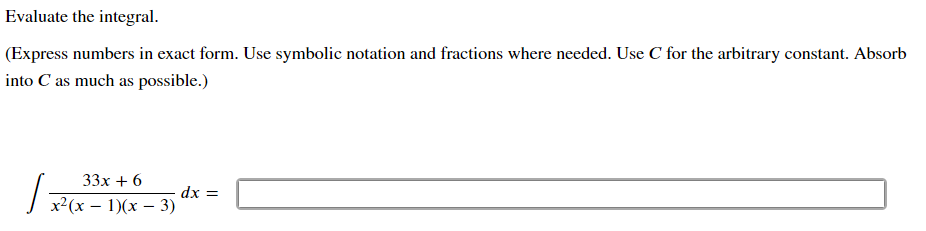 Solved Evaluate the integral. (Express numbers in exact | Chegg.com