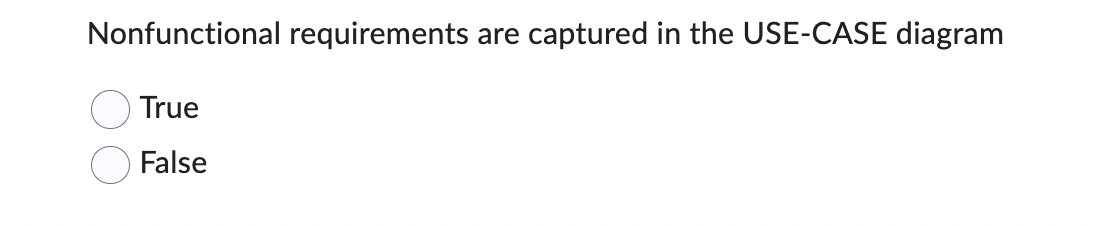 Solved The USE-CASE text is used to complement the USE-CASE | Chegg.com