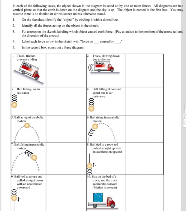 Solved In each of the following cases, the object shown in | Chegg.com