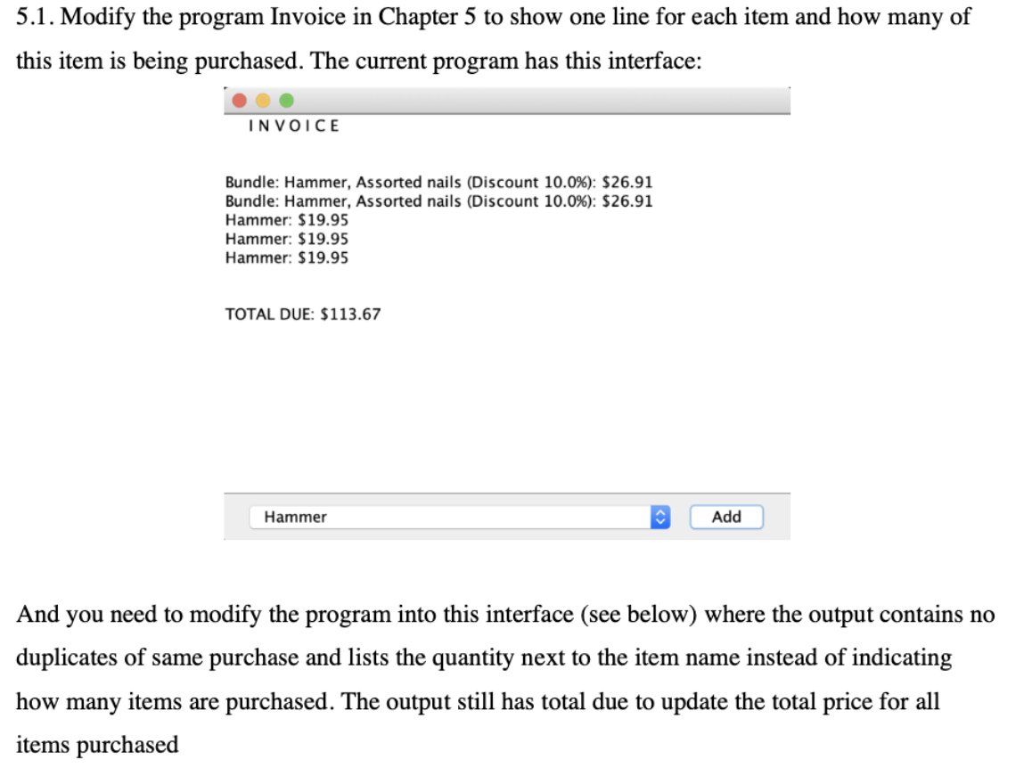Please match the requirement using the method similar | Chegg.com