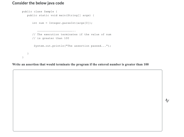 Solved Consider the below java code public class Sample { | Chegg.com