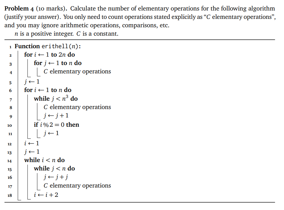 Solved Problem 4 (10 marks). Calculate the number of | Chegg.com