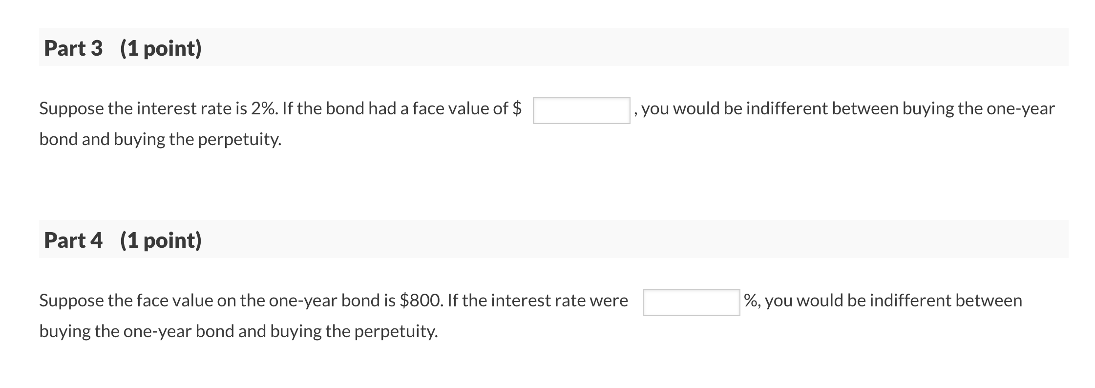 Solved Question (4 points) Suppose you are offered two