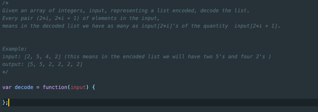 Solved /* Given an array of integers, input, representing a | Chegg.com