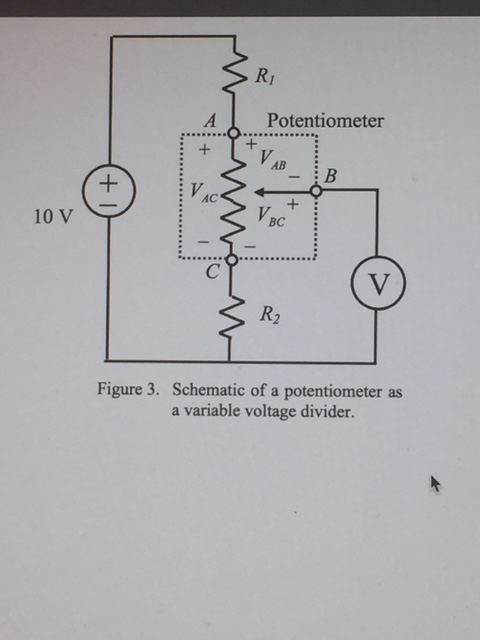 Potentiometer Experiment Circuit Diagram