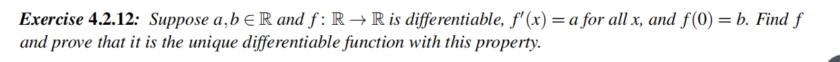 Solved Exercise 4.2.12: Suppose A, B ER And F: R+R Is | Chegg.com