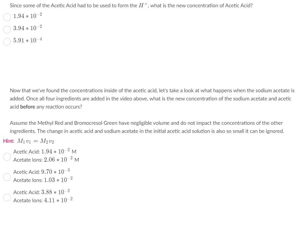 Solved Following ingredients were mixed in a beaker: 20 ml | Chegg.com