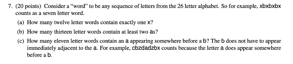 Solved 7. (20 points) Consider a 