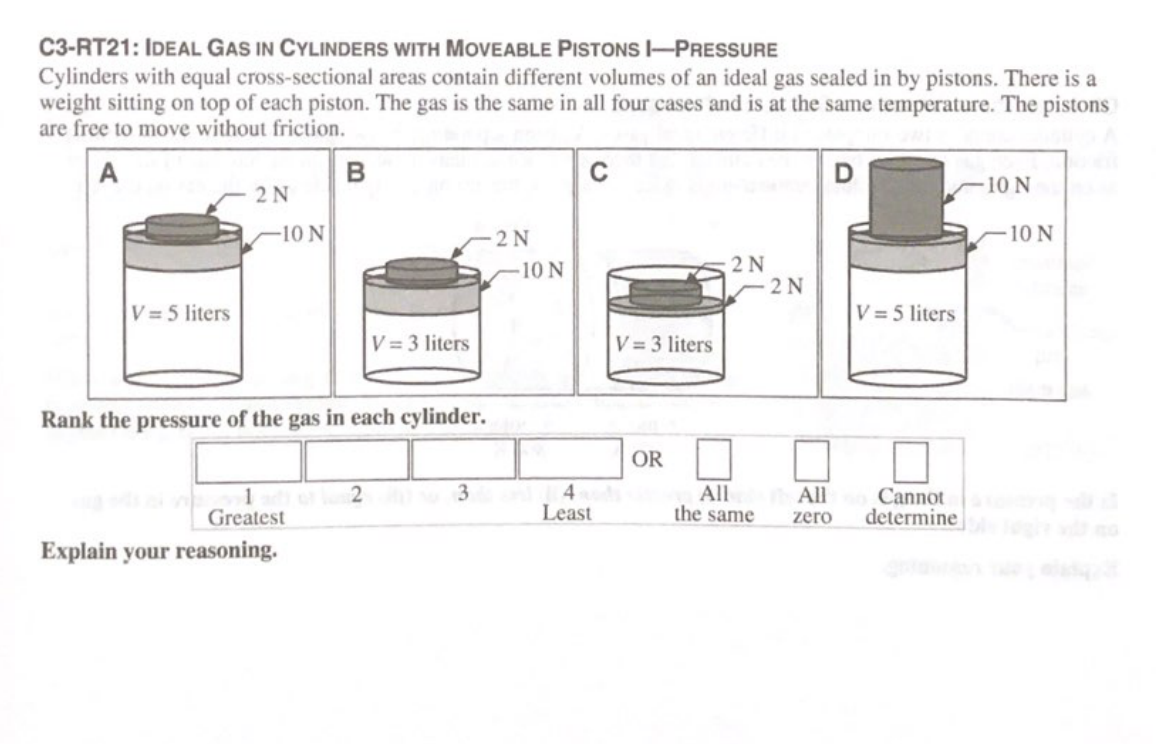 Solved C3RT21 IDEAL GAS IN CYLINDERS WITH MOVEABLE PISTONS Chegg