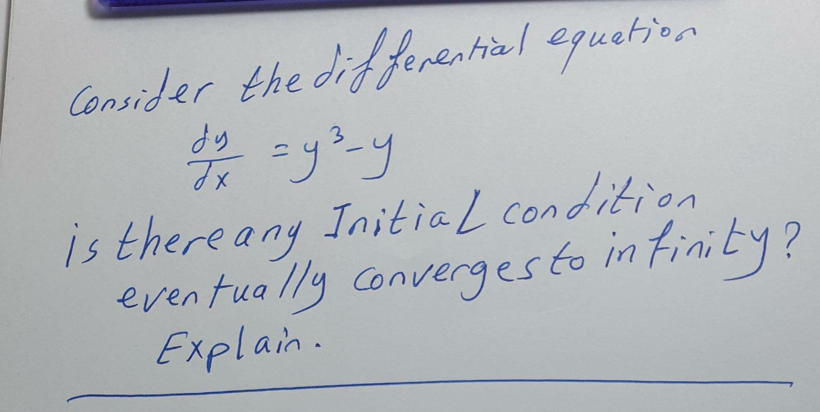 Solved dy dx sys-y Consider the differential equation = -у | Chegg.com