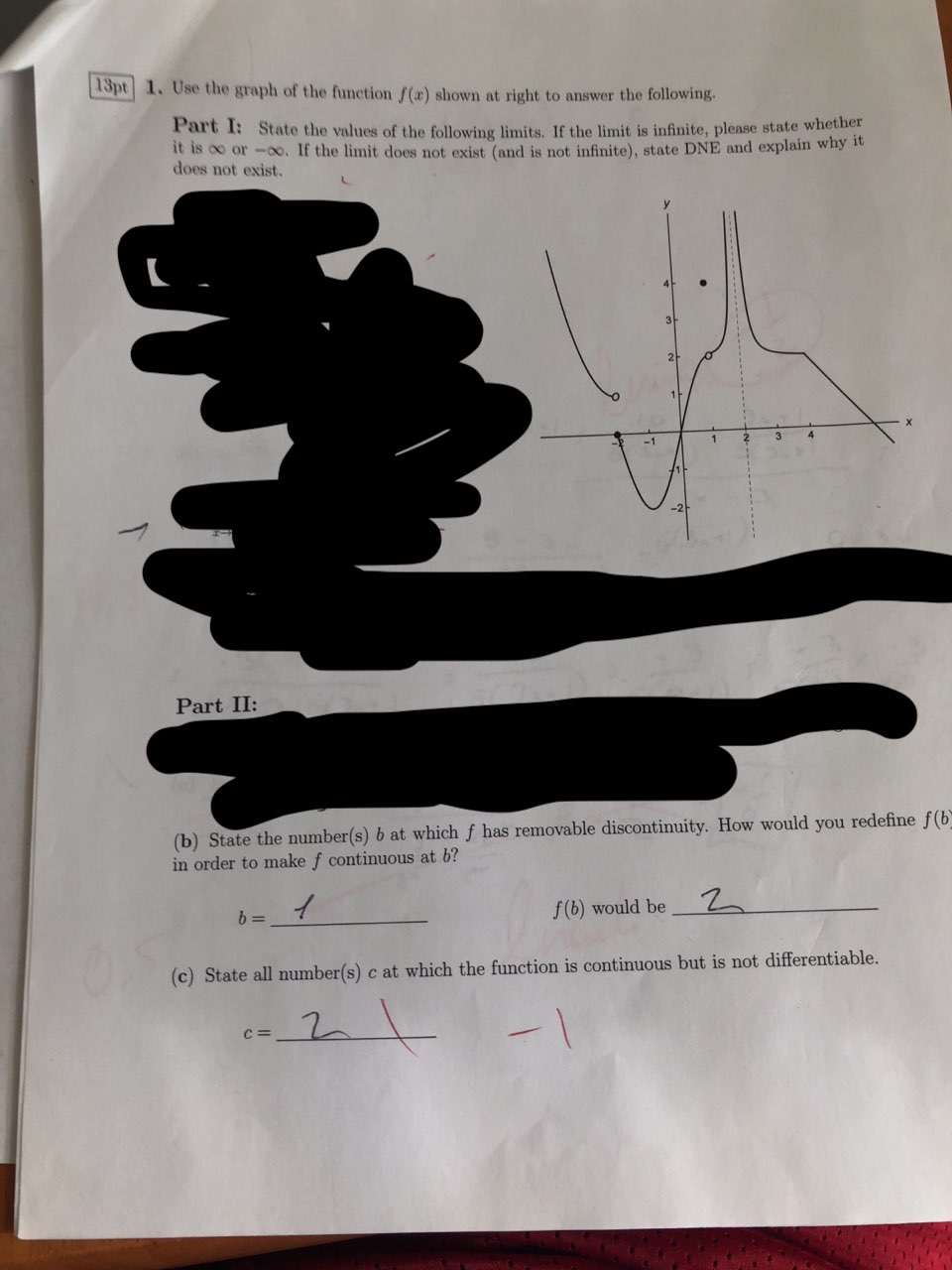 Solved I'm not sure how to do "B" and "C" in part 2 | Chegg.com