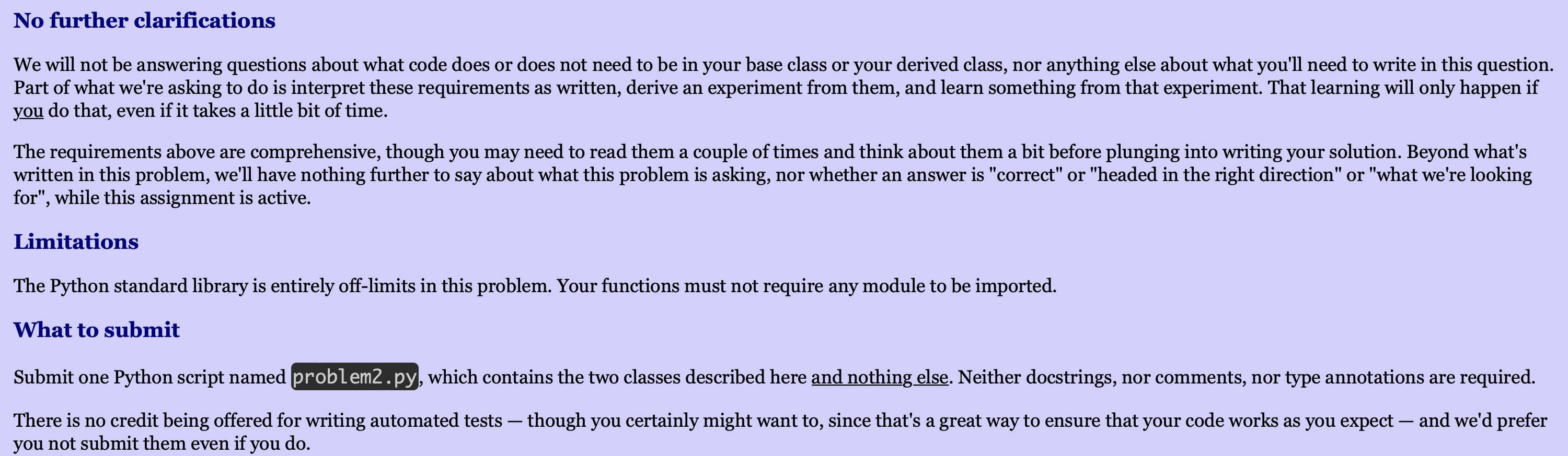 Solved Step 1: Write a base class Write a Python class that | Chegg.com