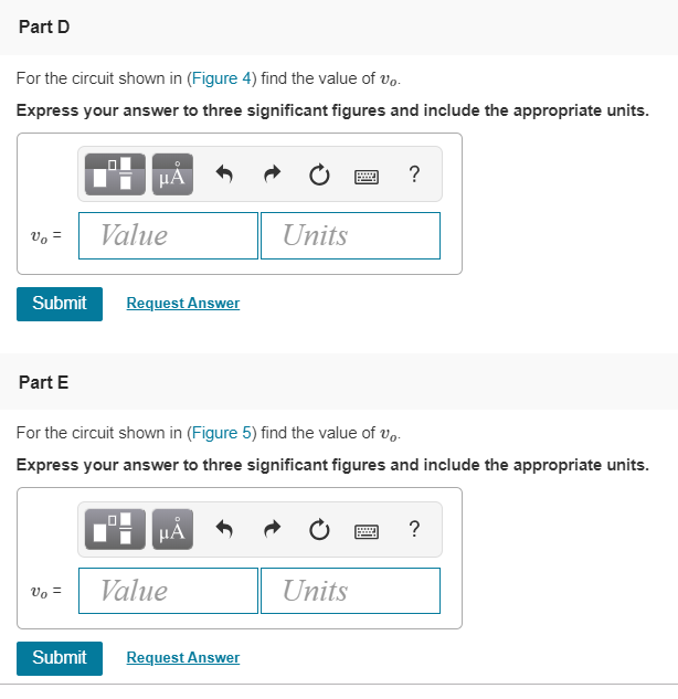 Solved Consider the circuits shown in (Figure 1), (Figure | Chegg.com