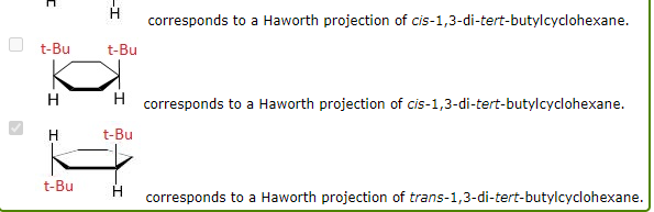 draw haworth projections for cis 1 3 dimethylcyclohexane