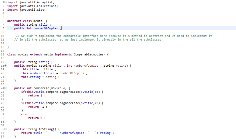 Solved 10 import java.util.ArrayList; 2 import | Chegg.com