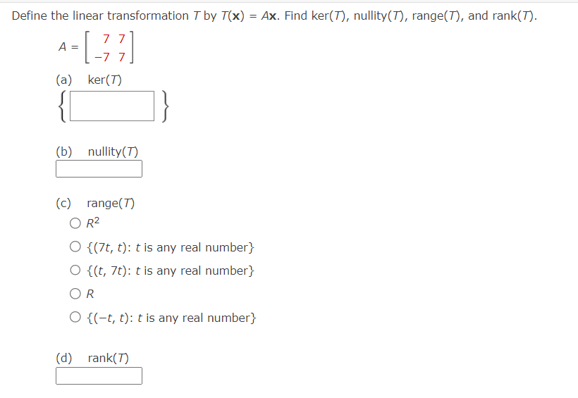 Solved I need help with only 3 parts. A B and D. I know the | Chegg.com