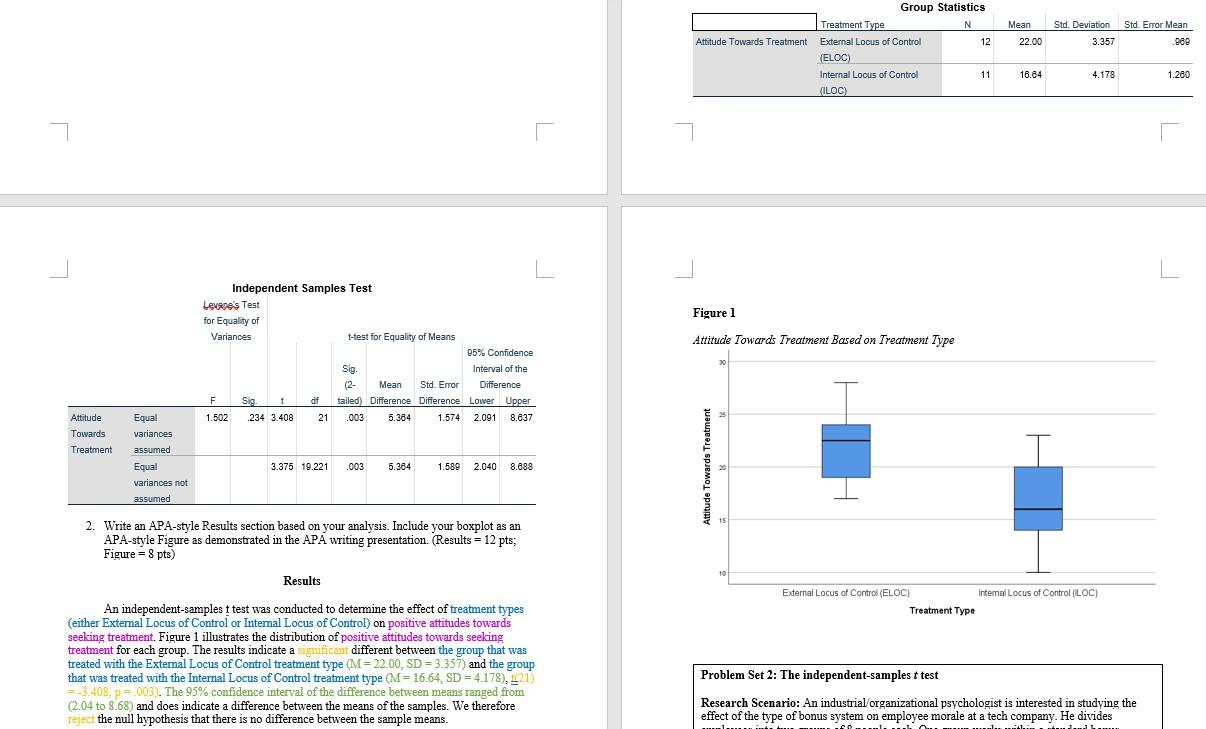 Solved Am I on the right track with my APA style results? | Chegg.com