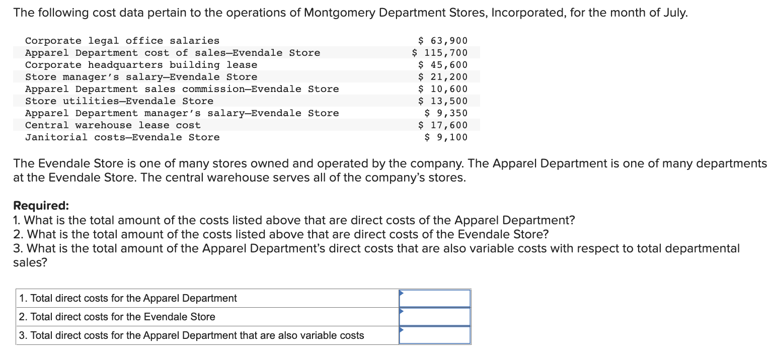 [Solved] The Evendale Store is one of many stores owned a