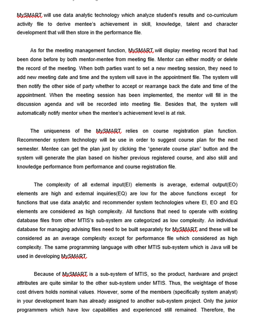 Solved SECTION 2: PROJECT ESTIMATION (40 marks) Instruction: | Chegg.com