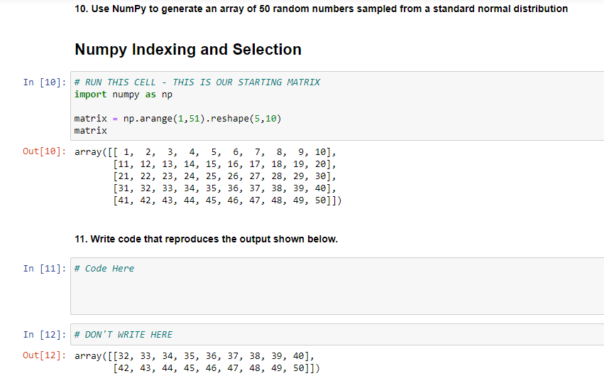 solved-10-use-numpy-to-generate-an-array-of-50-random-chegg