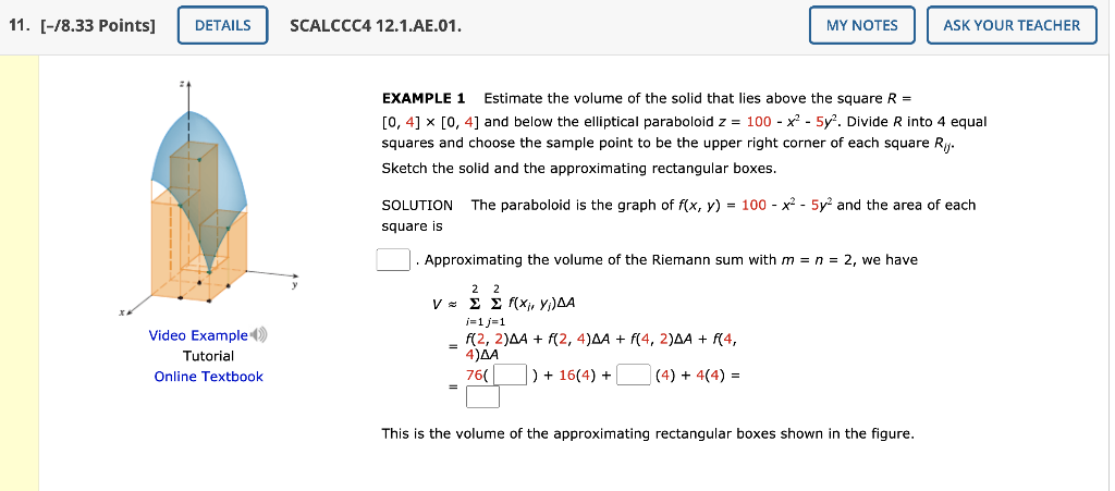 Solved 11 18 33 Points Details Scalccc4 12 1 Ae 01 M Chegg Com