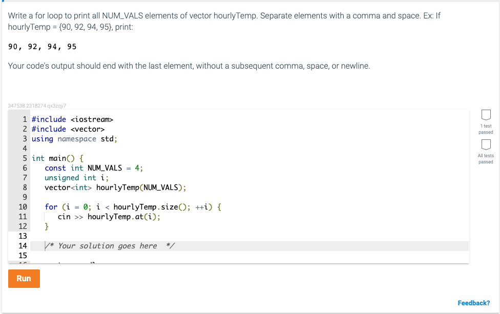 solved-write-a-for-loop-to-print-all-num-vals-elements-of-chegg