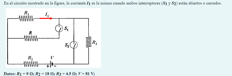Solved In the circuit shown in the figure, the current I1 is | Chegg.com