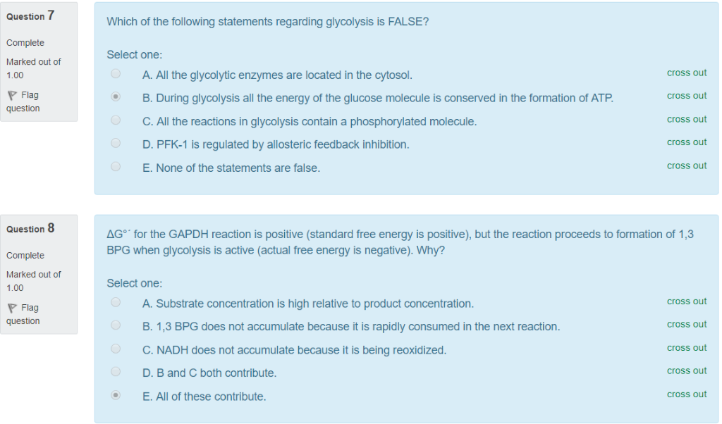 Solved Question 7 Which of the following statements | Chegg.com