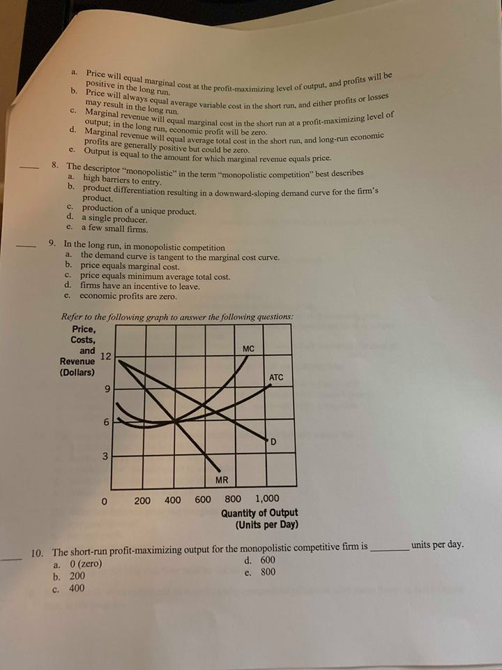 Solved Chapter 12 Practice Questions Multiple Choice | Chegg.com