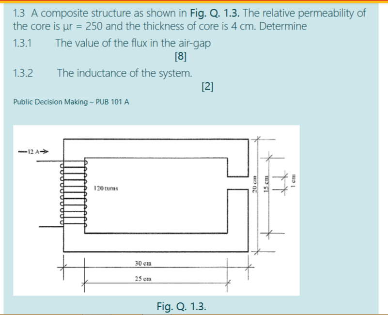 Solved 1 3 A Composite Structure As Shown In Fig Q 1 3 Chegg Com