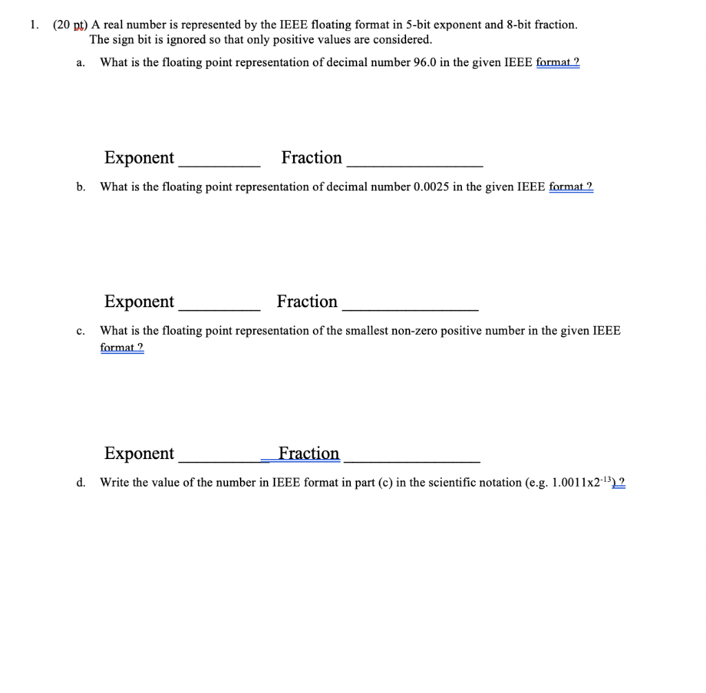 IEEE REAL NUMBER FORMAT visual data 6