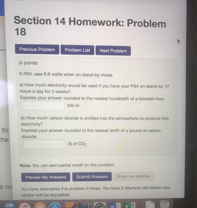Solved Section 14 Homework: Problem 18 Previous Problem | Chegg.com