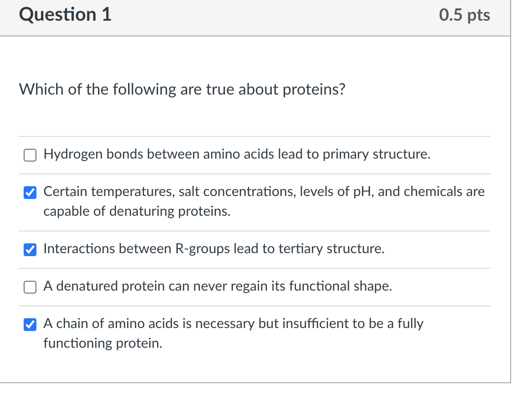 Solved Question 1 0.5 pts Which of the following are true | Chegg.com