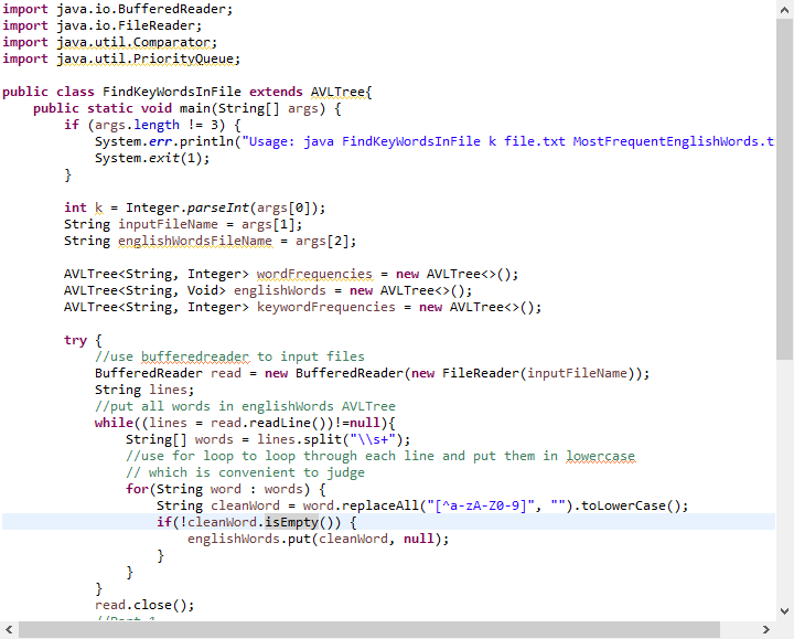 return node.value; // Returns the node associated | Chegg.com