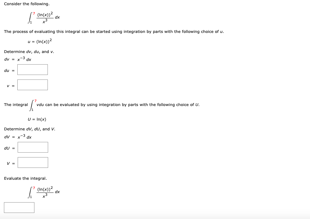 Solved Consider the following. ſ cincx)? dx x The process of | Chegg.com