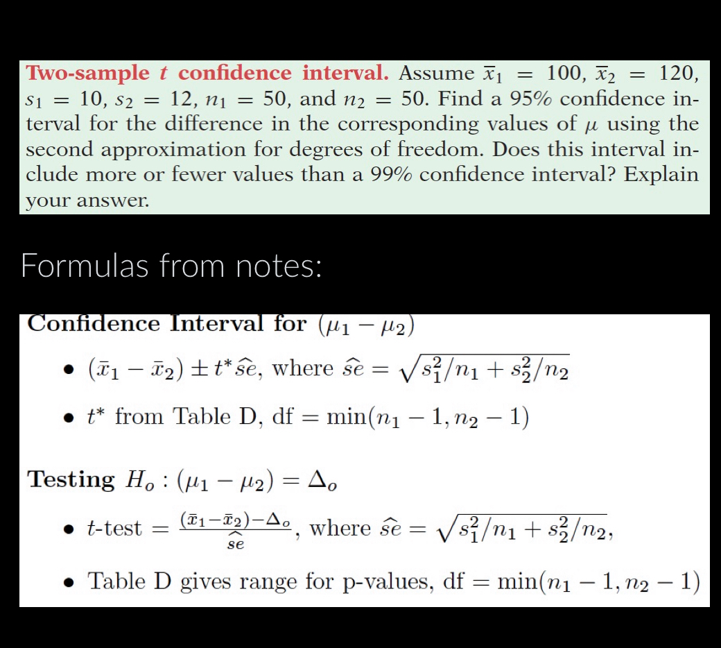 Solved Give the estimate for the difference in means | Chegg.com