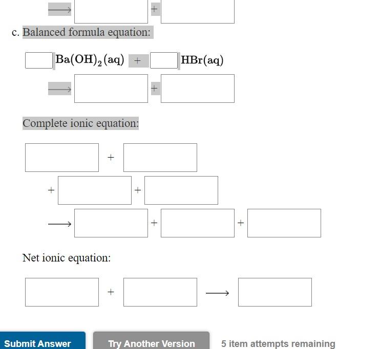 Solved Write the balanced formula, complete ionic, and net | Chegg.com