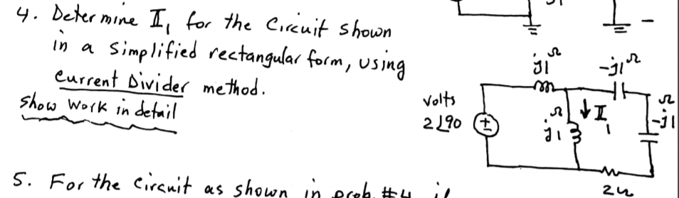 Solved 4. Determine I, for the Circuit shown in a simplified | Chegg.com