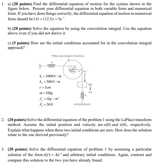 Solved PLEASE SOLVE ALL PARTS. I CAN DO 1A, NEED HELP WITH | Chegg.com